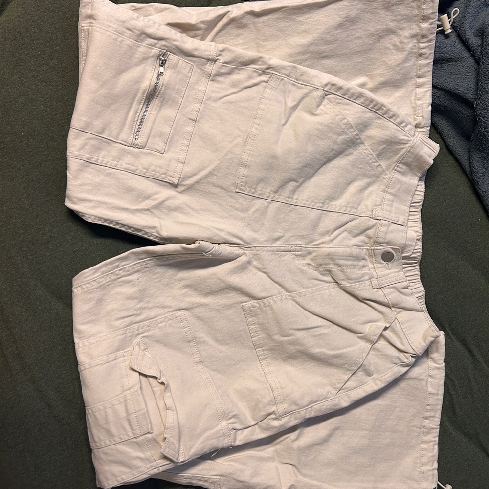 Women's Wide Leg Pants in Cream